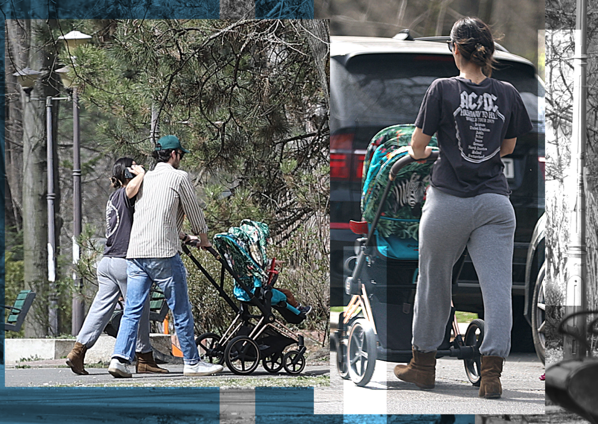 Imagine Stire Lili Sandu a ieșit în Herăstrău cu Thomas Jay și cu soțul mai tânăr cu 12 ani decât ea. Și-a scos copiii la plimbare! | 2review.ro