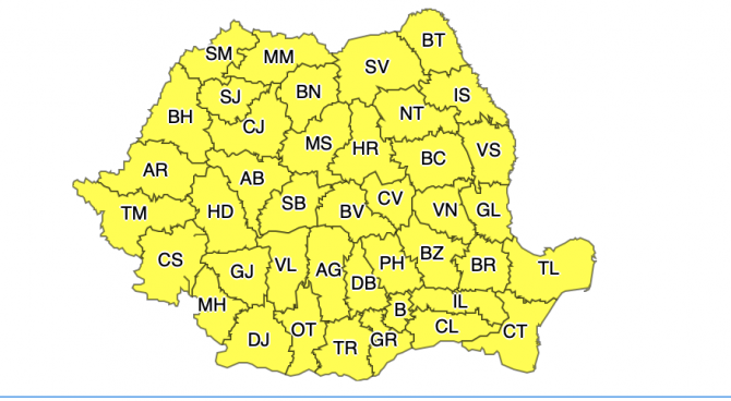 Vremea se schimbă radical! Ploi torențiale, vijelii și grindină în a doua zi de Paște