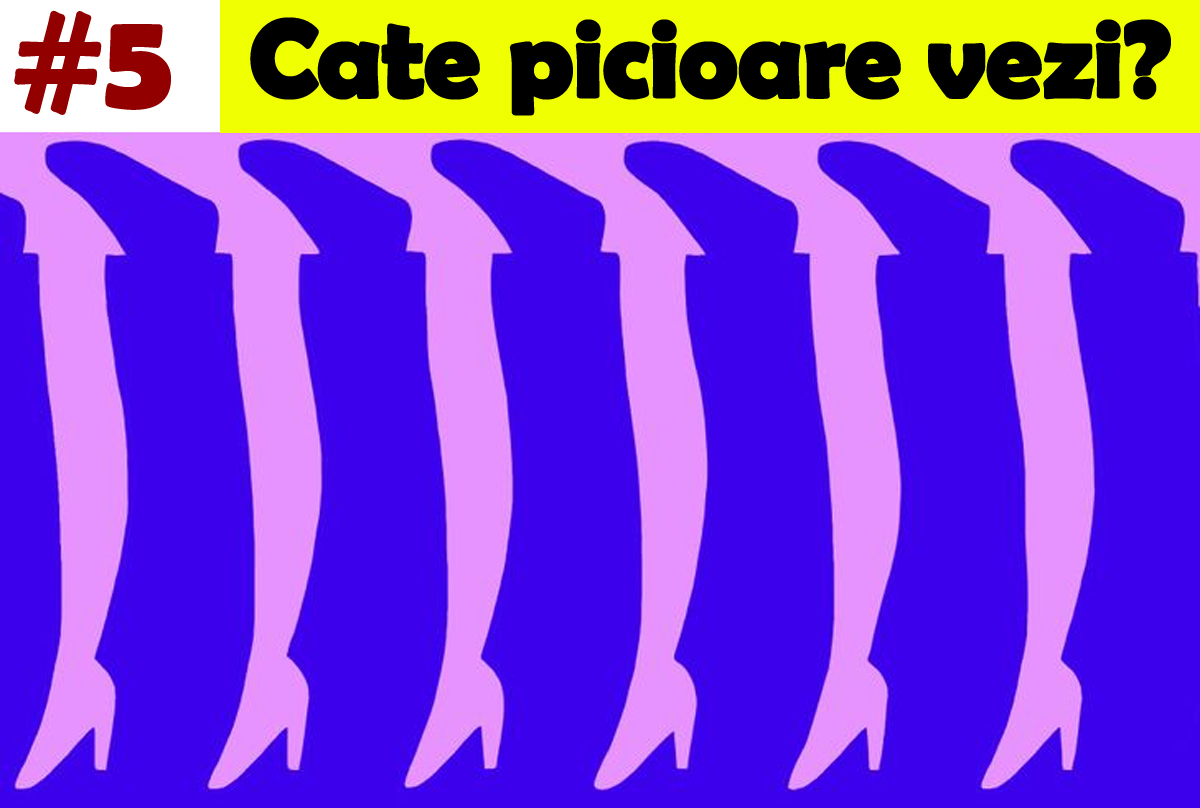 Test IQ de rezolvat în 30 de secunde | Câte picioare sunt, de fapt, în această imagine?