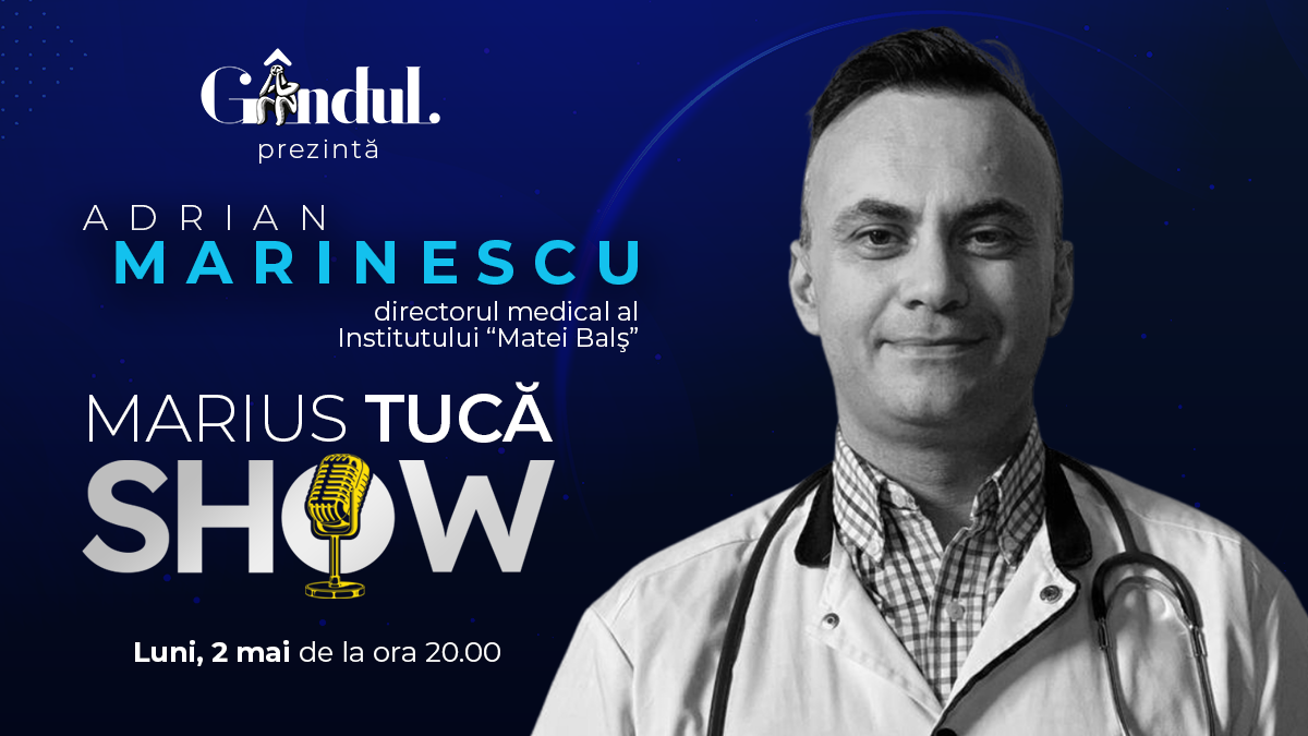 Imagine Stire Marius Tucă Show începe luni, 2 mai, de la ora 20.00, live pe gandul.ro cu o nouă ediție specială | 2review.ro