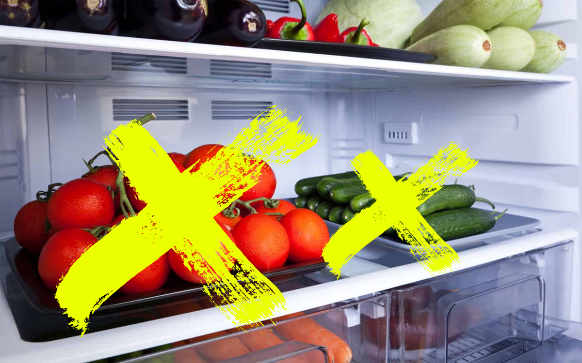 Cele 8 legume care nu trebuie ținute în frigider: Roșiile, castraveții și…