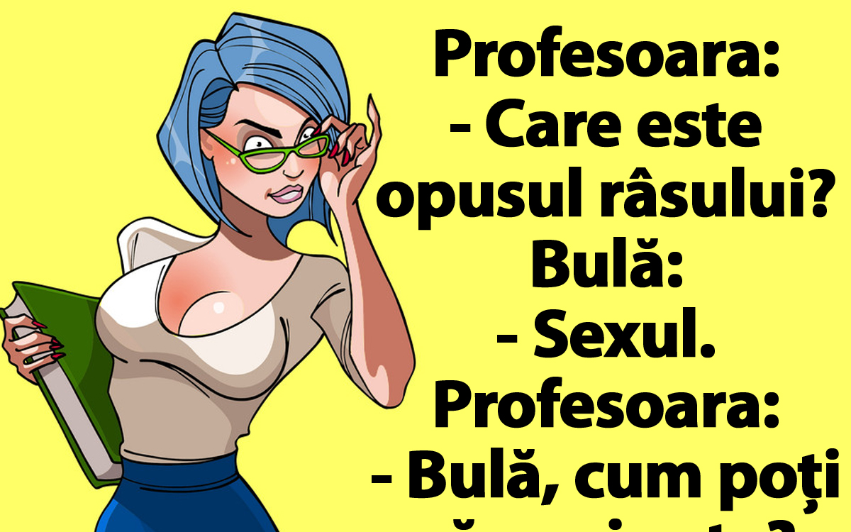 Imagine Stire BANCUL ZILEI | Bulă, la școală: „Sexul este opusul râsului” | 2review.ro