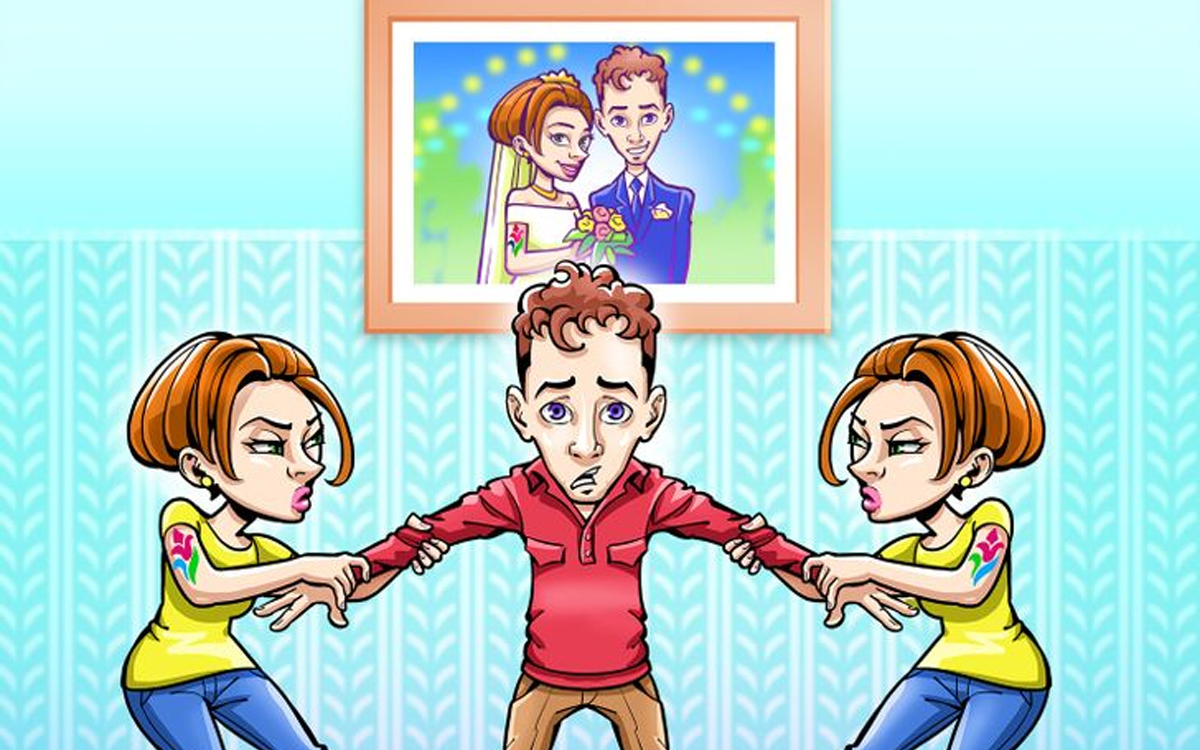 Quiz fulger | Care dintre cele două femei e nevasta tânărului din imagine?