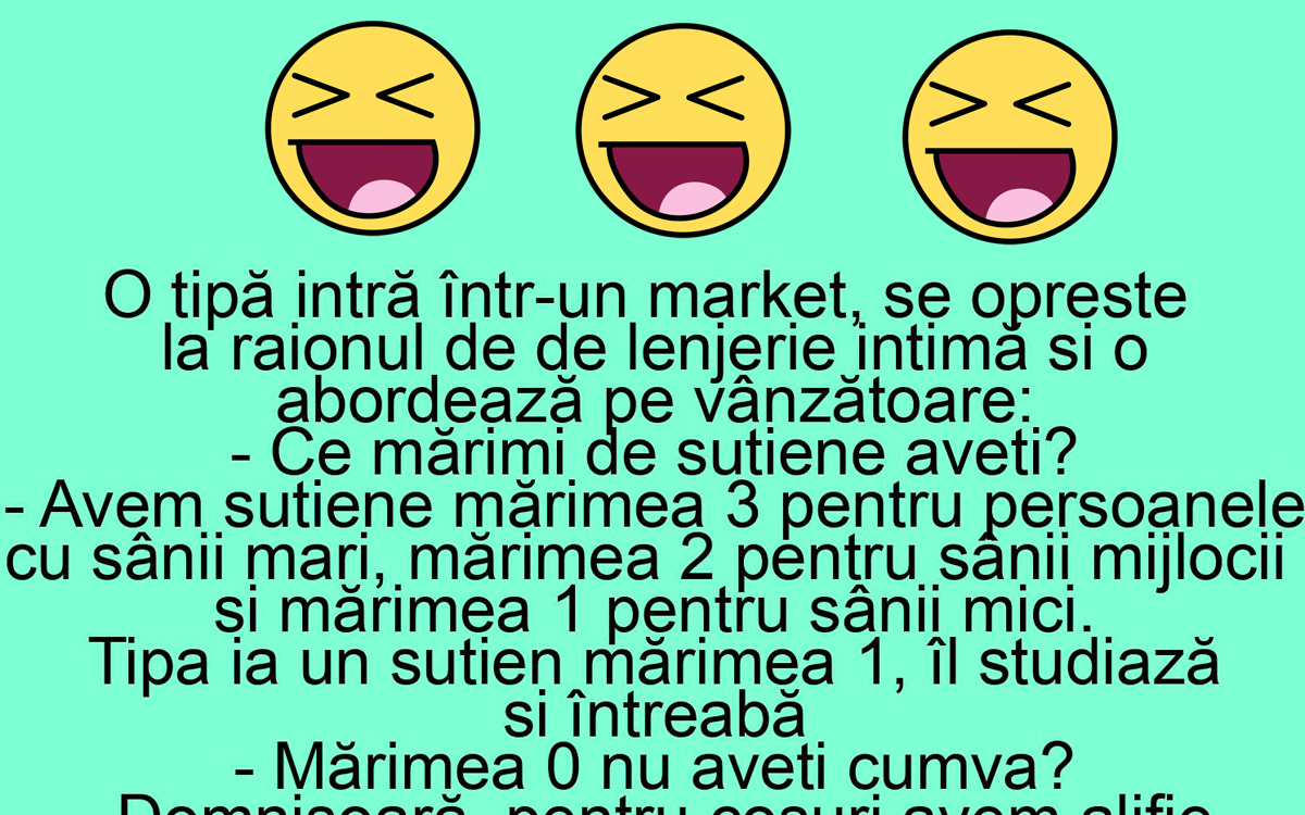Imagine Stire BANC | O tipă intră într-un market, se oprește la raionul de lenjerie intimă și o abordează pe vânzătoare | 2review.ro