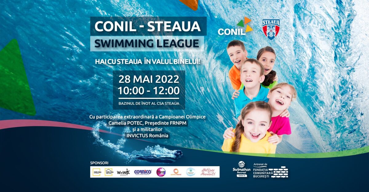Bazinul de înot al Clubului Sportiv al Armatei Steaua București devine în 28 mai 2022 un spectaculos OCEAN al BINELUI!