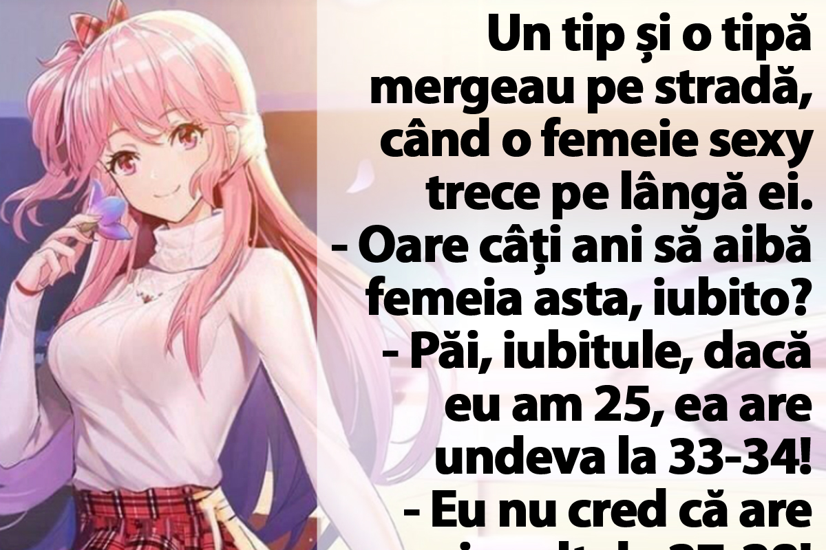 Imagine Stire Bancul zilei | Un tip și o tipă mergeau pe stradă, când o femeie frumoasă trece pe lângă ei | 2review.ro