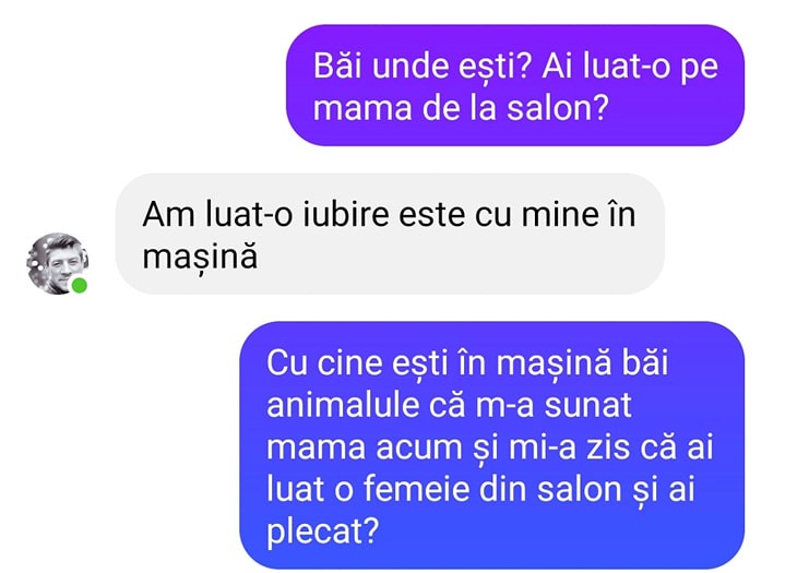 Imagine Stire BANC | Discuție între un el și o ea: ”Băi, unde ești? Ai luat-o pe mama de la salon?” | 2review.ro