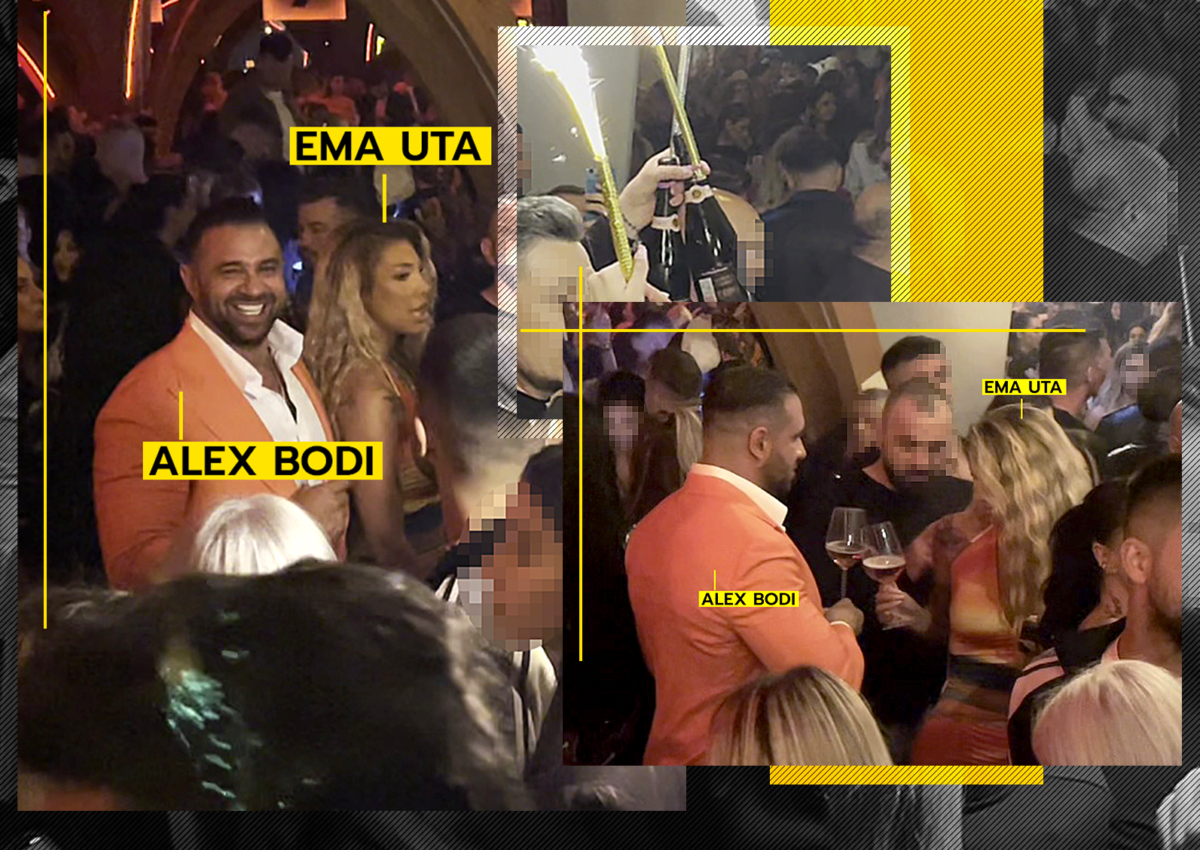 Imagine Stire Alex Bodi și Ema Uta, chef faraonic la Breeze, cu “stive” de șampanii și artificii! Primul mega-party până la 4 dimineața, de când s-au împăcat | 2review.ro