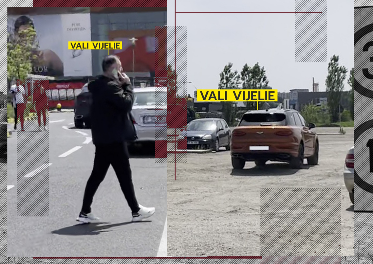 Imagine Stire Vijelie și-a testat mașina de 250.000 € prin gropile din Băneasa. Vali, ușor, că e Bentley, nu e tractor! | 2review.ro