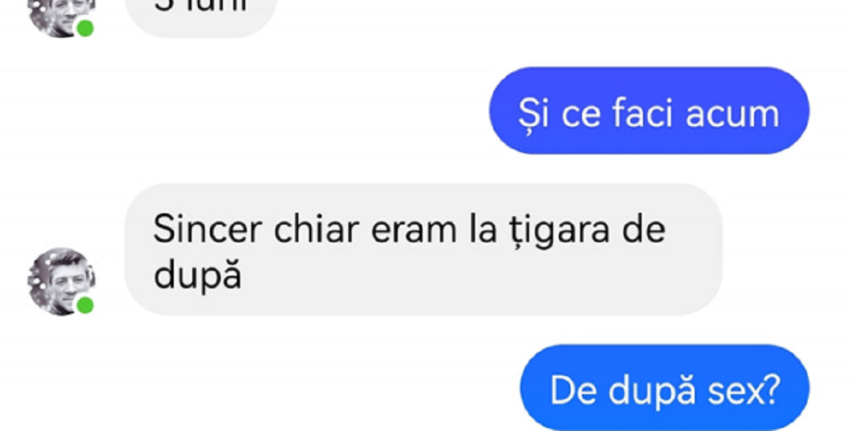 Imagine Stire BANC | ”Ce faci acum? Eram la țigara de după. De după sex?” | 2review.ro