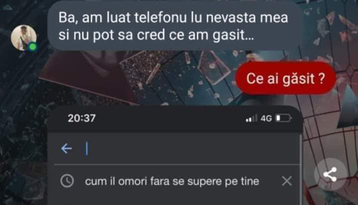 Imagine Stire BANCUL ZILEI | „Bă, am luat telefonul lu’ nevastă-mea și nu pot să cred ce am găsit” | 2review.ro