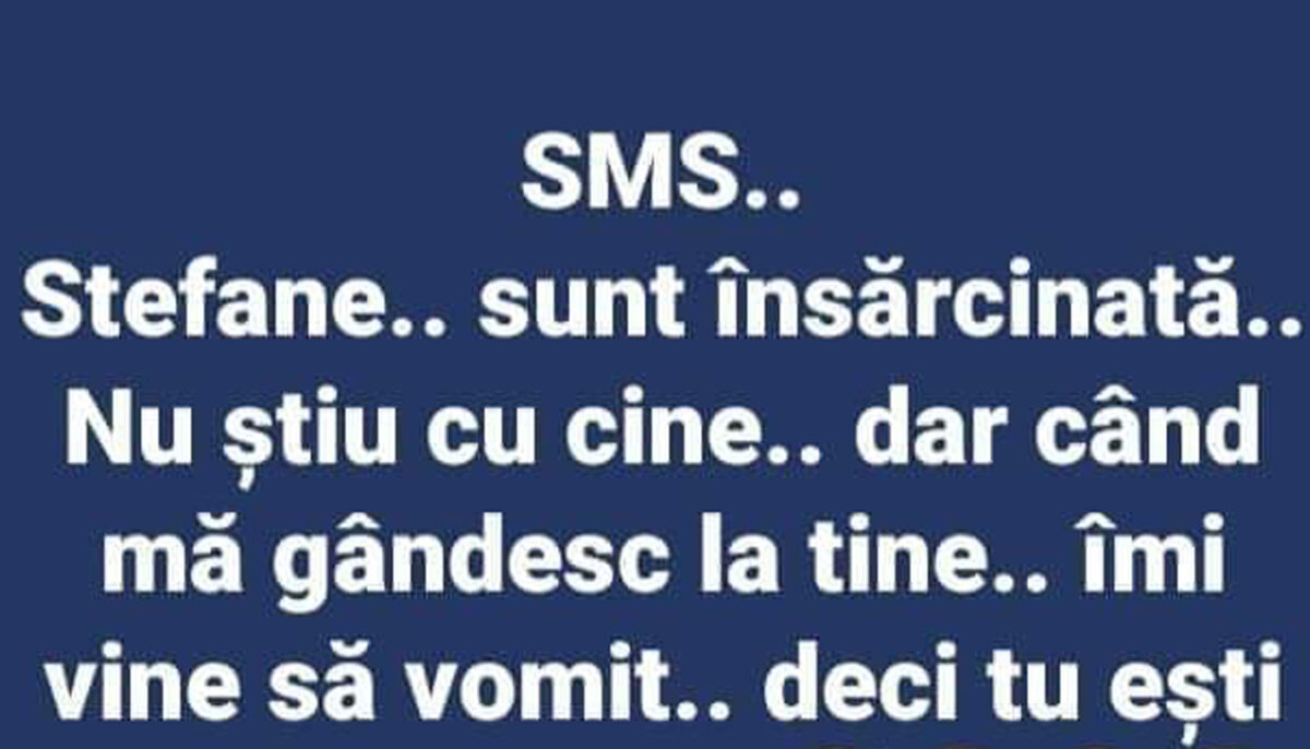 Imagine Stire BANCUL ZILEI | „Ștefane, sunt însărcinată. Nu știu cu cine, dar..” | 2review.ro