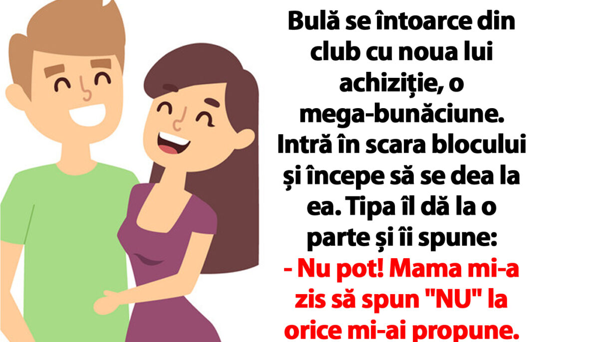 Imagine Stire BANC | Bulă se întoarce din club cu noua lui achiziție, o mega-bunăciune. Intră în scara blocului și începe să se dea la ea | 2review.ro