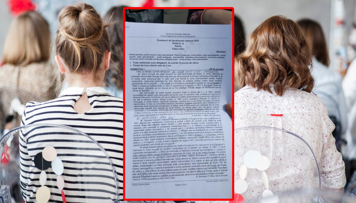 Bacalaureat 2022 | Rezolvarea subiectelor la istorie, a doua probă de la BAC