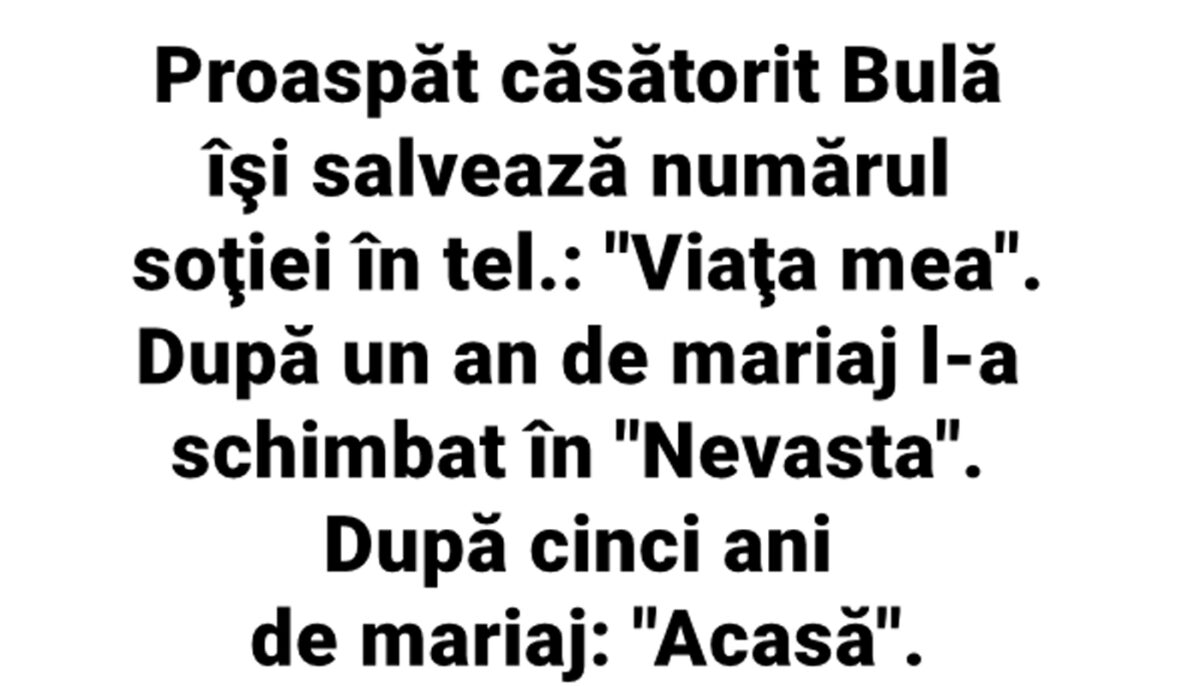 Imagine Stire BANC | Proaspăt căsătorit, Bulă își salvează numărul soției în telefon: „Viața mea”. După un an de mariaj… | 2review.ro