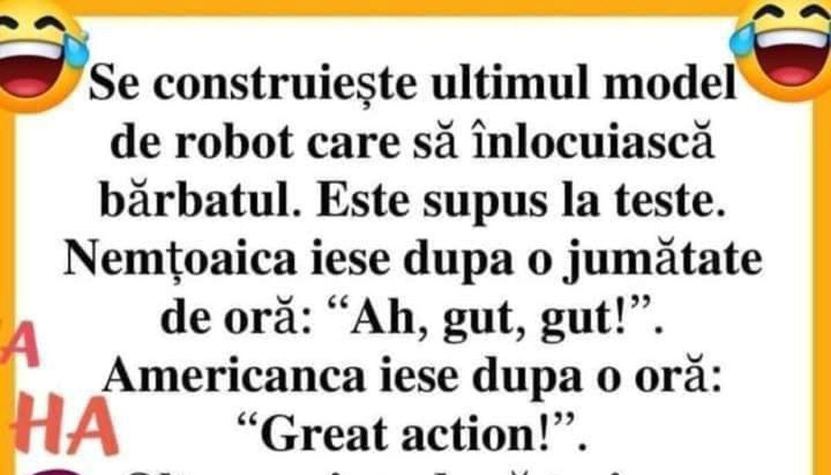 Imagine Stire BANC | Se construiește un robot care să înlocuiască bărbatul. E supus la teste de o nemțoaică, o americancă și o olteancă | 2review.ro