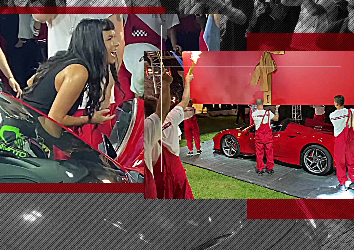 E cea mai ascultată artistă din Europa și a primit o bijuterie pe patru roți. Inna se va plimba cu Ferrari F8 decapotabil de 350.000 €