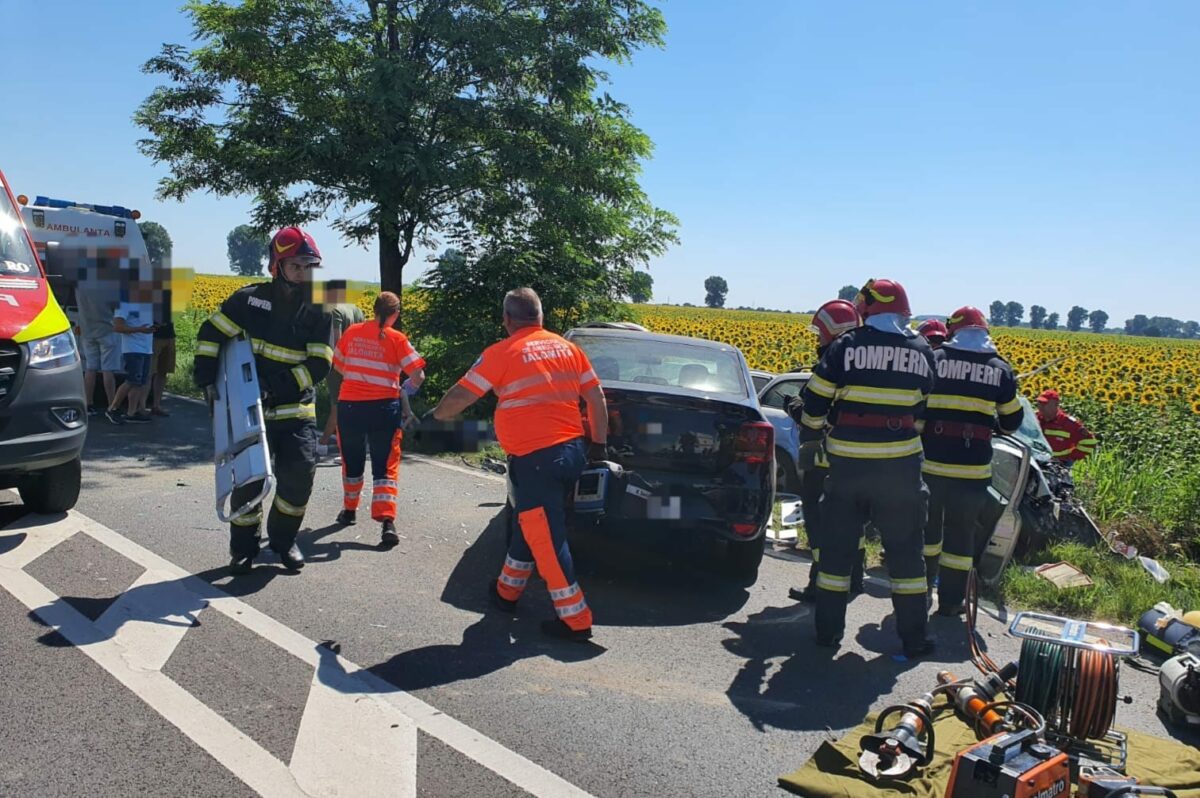 Plan Roșu de Intervenție pe DN2. Trei persoane au murit și alte șase au fost rănite, în urma unui accident rutier