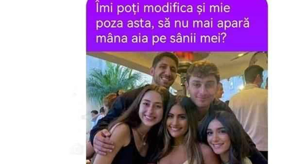 Imagine Stire BANC | „Îmi poți modifica și mie poza asta, să nu mai apară mâna aia pe sânii mei?” | 2review.ro