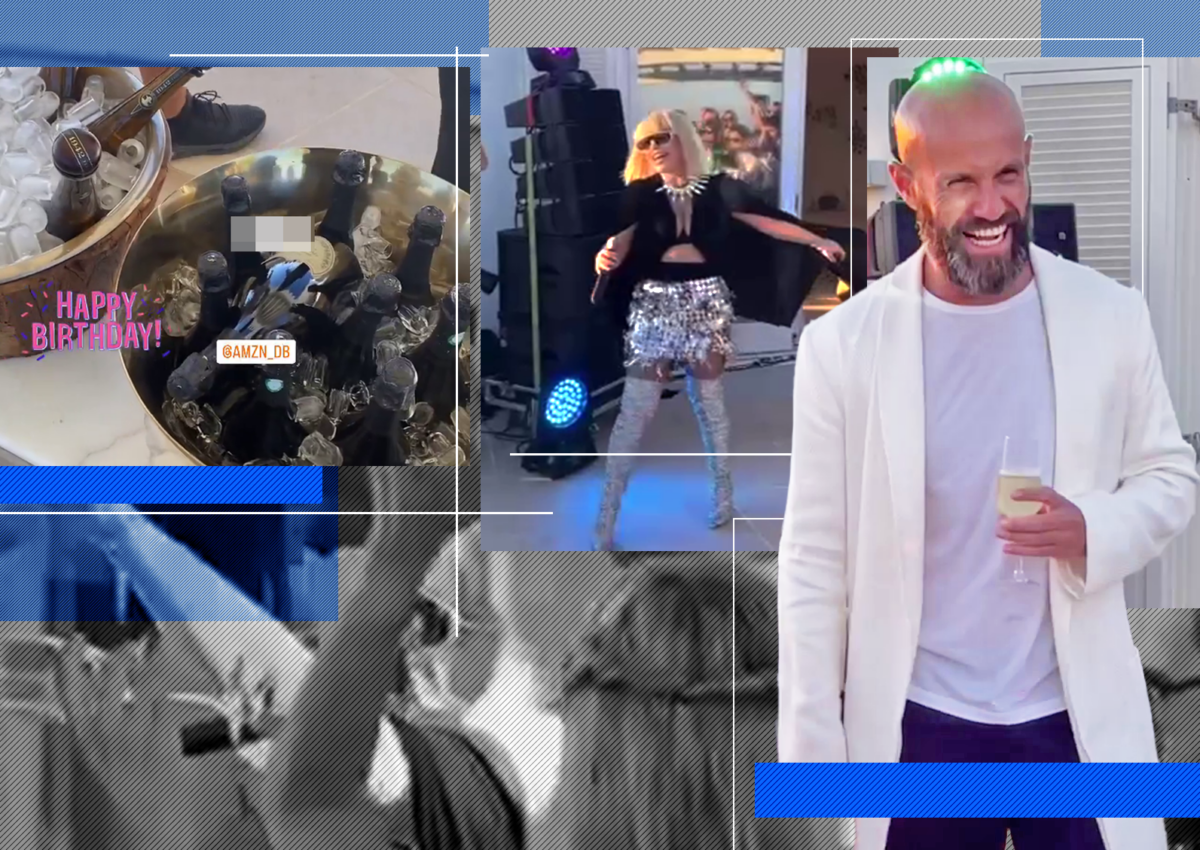 Imagine Stire „Împăratul păcănelelor”, party de 200.000 € la Mykonos! Milionarul a adus-o la vilă pe Loredana Groza + “fluviu” de Dom Perignon si Clase Azul | 2review.ro