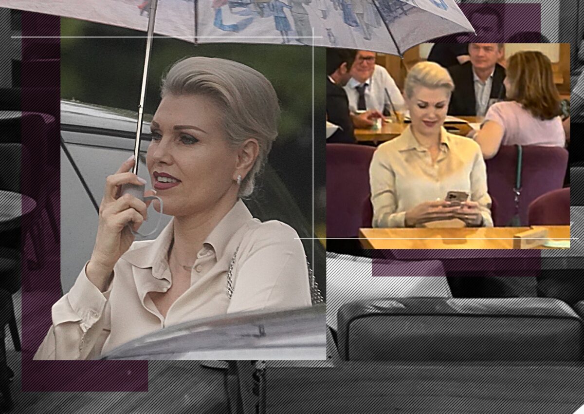 Imagine Stire Face senzație chiar și după ce s-a retras din showbiz. Cum am fotografiat-o pe Cristina Rus în Piața Dorobanților + Unde s-a răsfățat fără soțul milionar | 2review.ro
