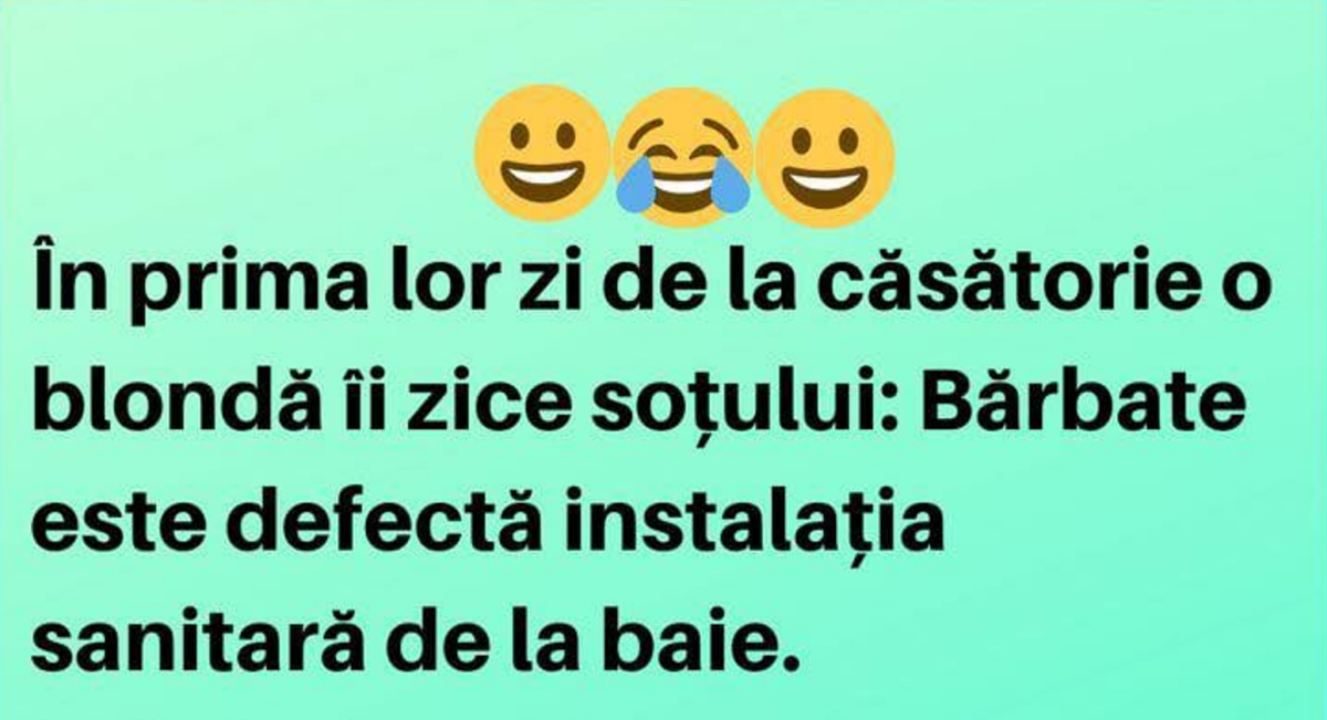 Imagine Stire Bancul zilei. Ce îi spune o blondă soţului în prima lor zi de la căsătorie | 2review.ro