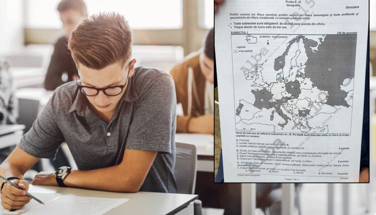 Bacalaureat 2022 | Subiectele și baremul la geografie, proba la alegere de la BAC, de miercuri, 22 iunie