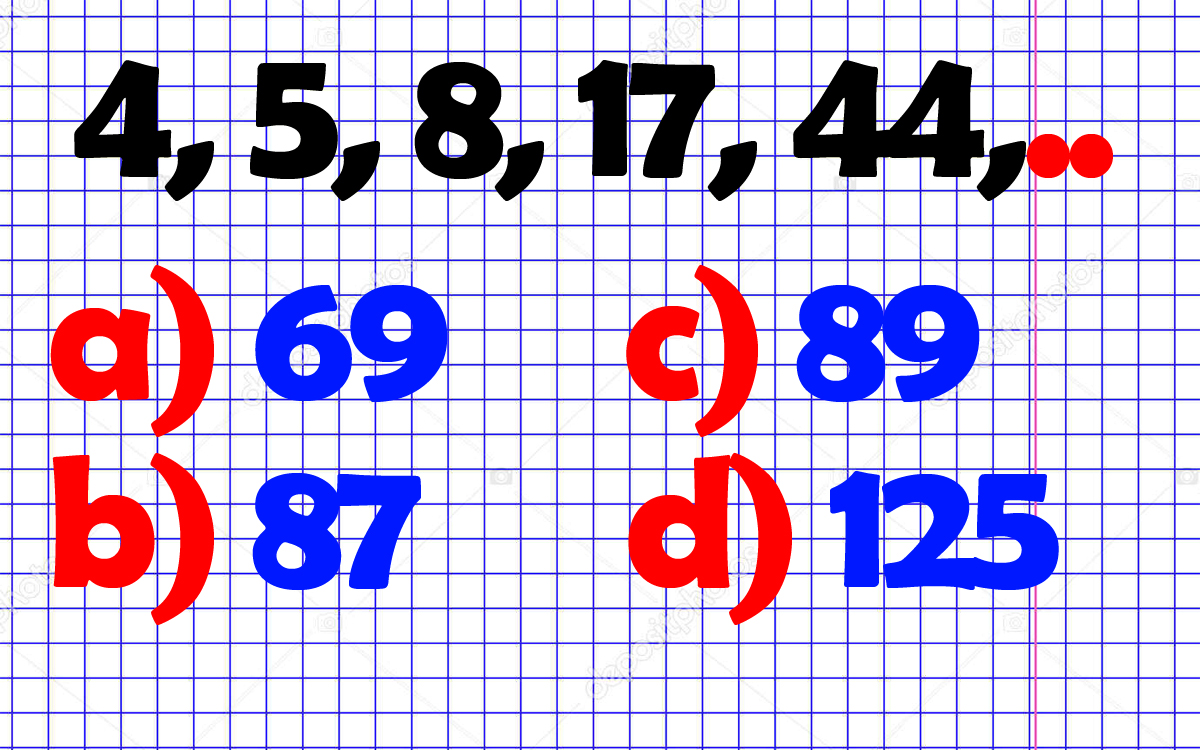 Test IQ pentru absolvenții de facultate | Completați seria: 4, 5, 8, 17, 44