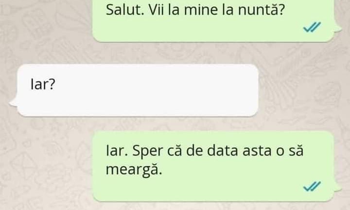 Imagine Stire Bancul zilei. ”Vii la mine la nuntă?”. Ce răspuns a primit tânărul | 2review.ro