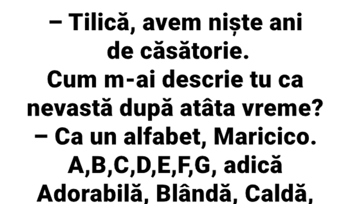 Imagine Stire BANCUL ZILEI | Maricica și Tilică fac 10 ani de căsătorie | 2review.ro