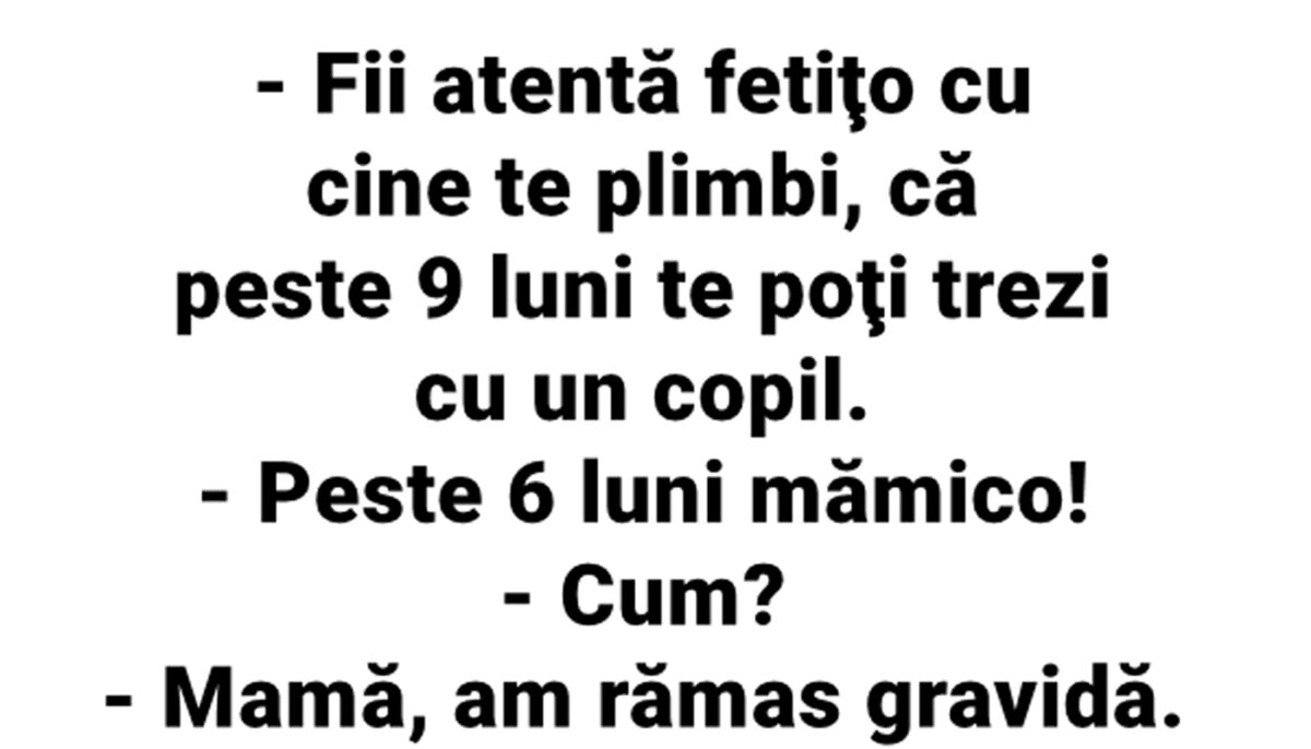 Imagine Stire BANC | „Fii atentă, fetiță, cu cine te plimbi, că peste 9 luni te poți trezi cu un copil!” | 2review.ro