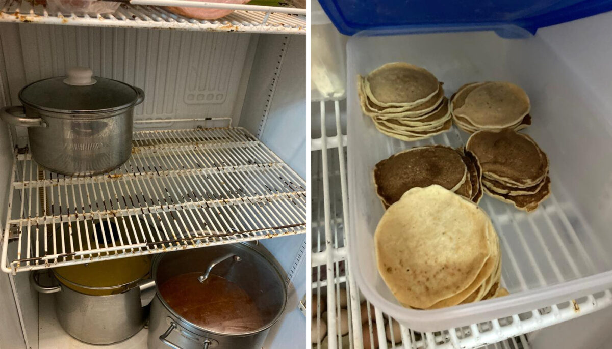 Imagini care îți întorc stomacul pe dos! Ce au putut găsi comisarii de la Protecția Consumatorului în frigiderul unui restaurant din Valea Prahovei