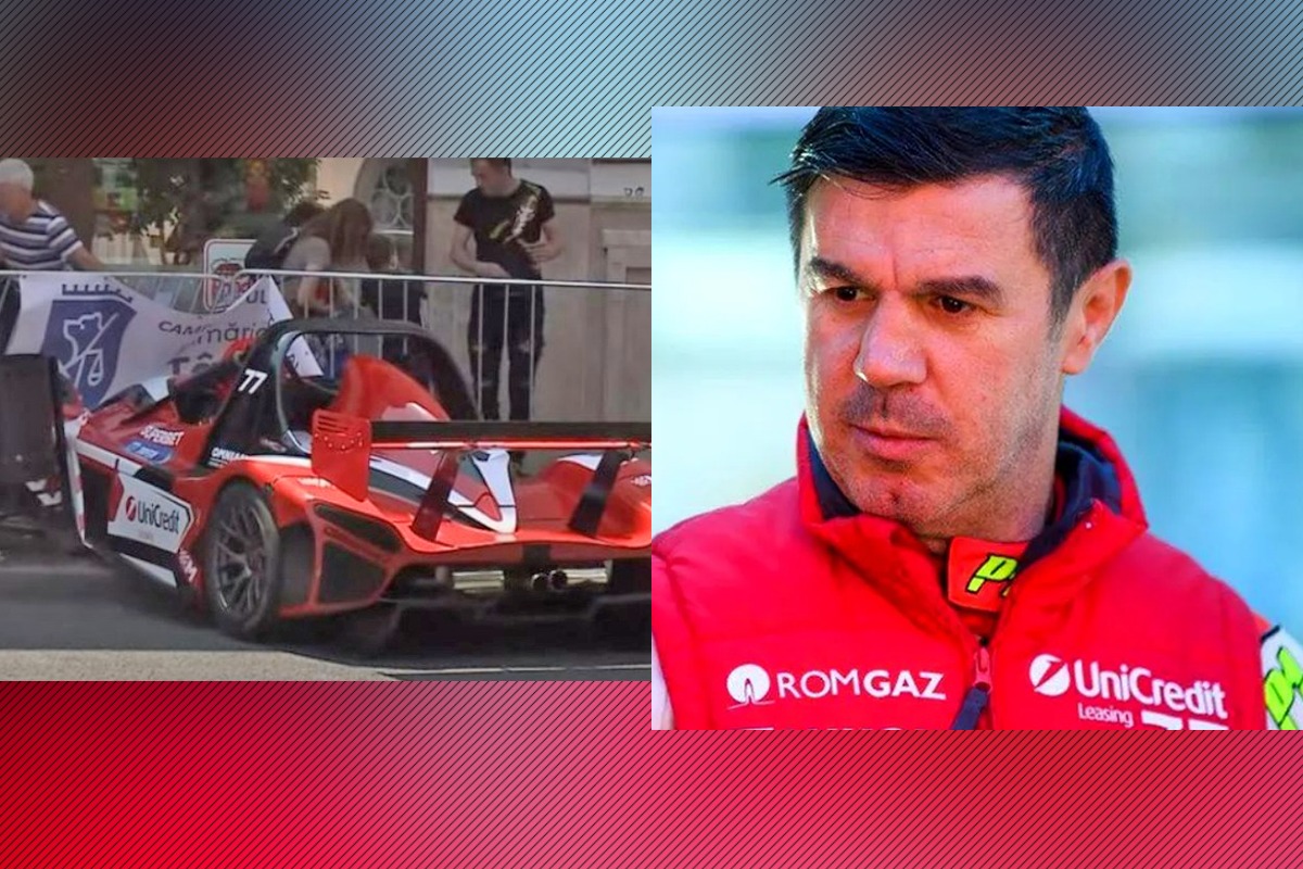 Accident tulburător! Mihai Leu a intrat în gardul de siguranță. Doi copii sunt răniți