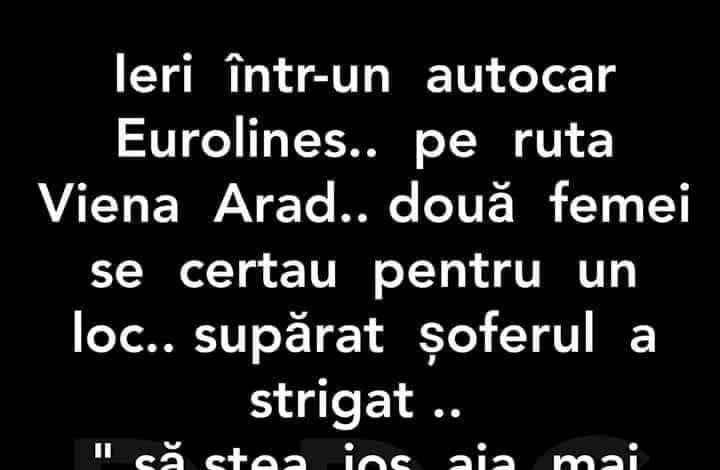 Imagine Stire BANC | Ieri, într-un autocar pe ruta Viena – Arad, două femei se certau pe un loc | 2review.ro