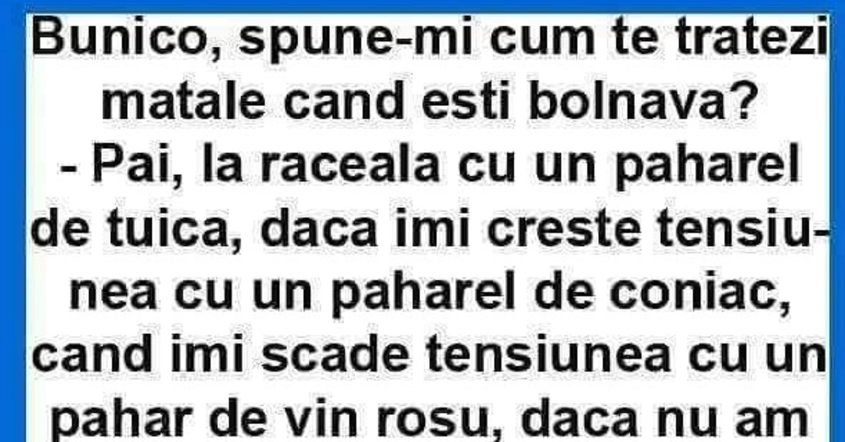 Imagine Stire BANC | Nepotul o întreabă pe bunică: ”Cum te tratezi matale când ești bolnavă?” | 2review.ro