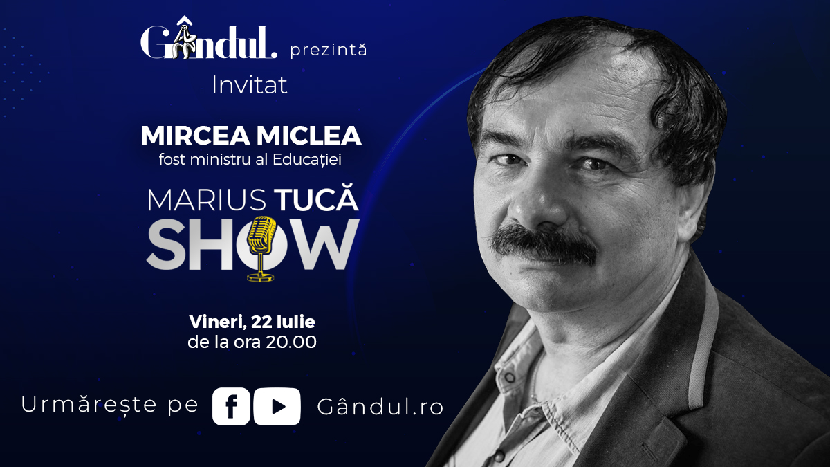 Imagine Stire Marius Tucă Show începe vineri, 22 iulie, de la ora 20.00, pe Gândul.ro | 2review.ro