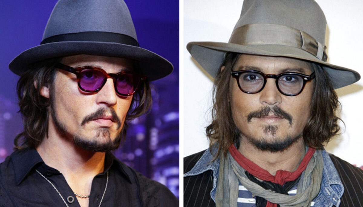 Test de inteligență | Care dintre cei 2 Johnny Depp e real și care este o figură de ceară?