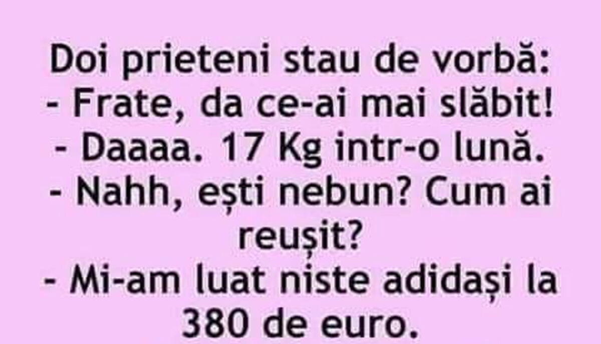 Imagine Stire BANCUL ZILEI | Cum să slăbești 17 kilograme într-o singură lună | 2review.ro