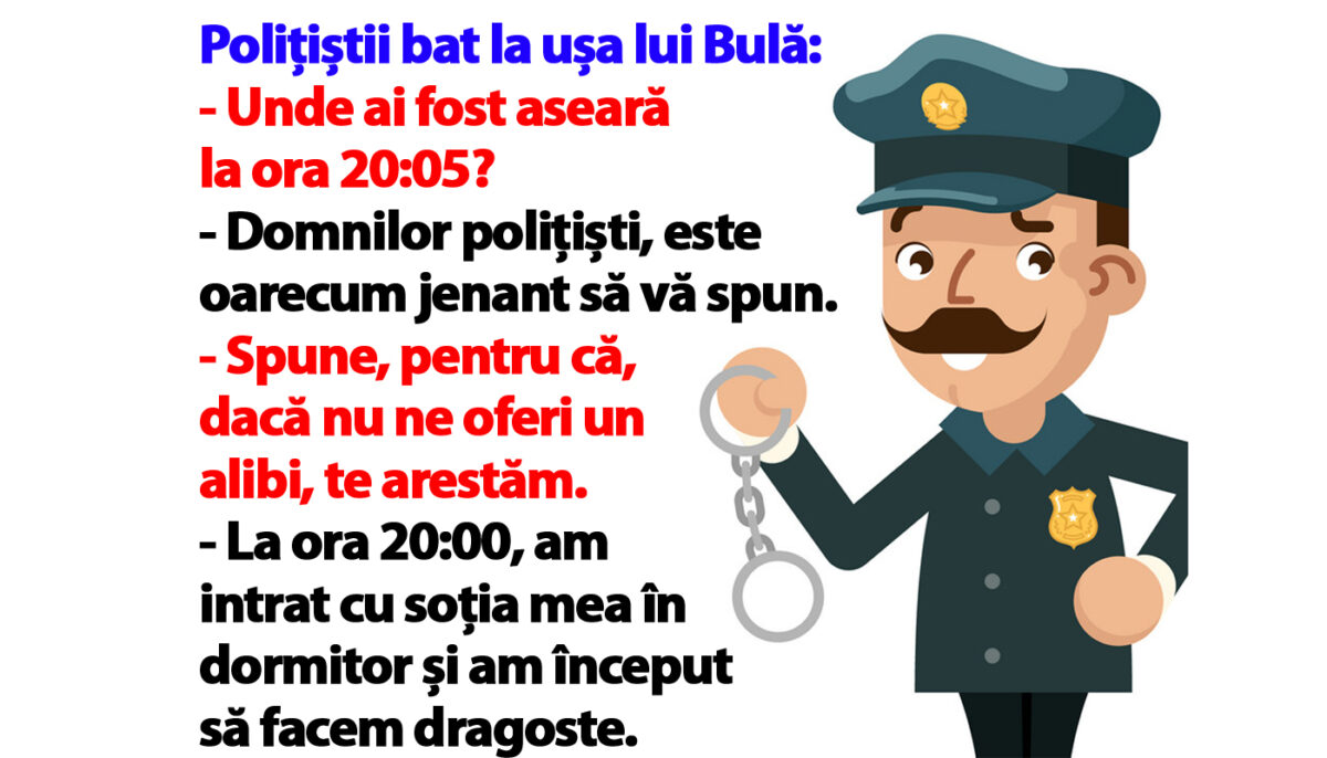 Imagine Stire BANC | Polițiștii bat la ușa lui Bulă: „Unde ai fost aseară la ora 20:05?” | 2review.ro