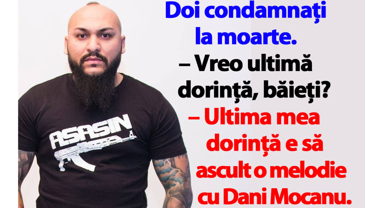 Imagine Stire BANCUL ZILEI | Doi condamnați la moarte: „Ultima mea dorință e să ascult o melodie cu Dani Mocanu” | 2review.ro