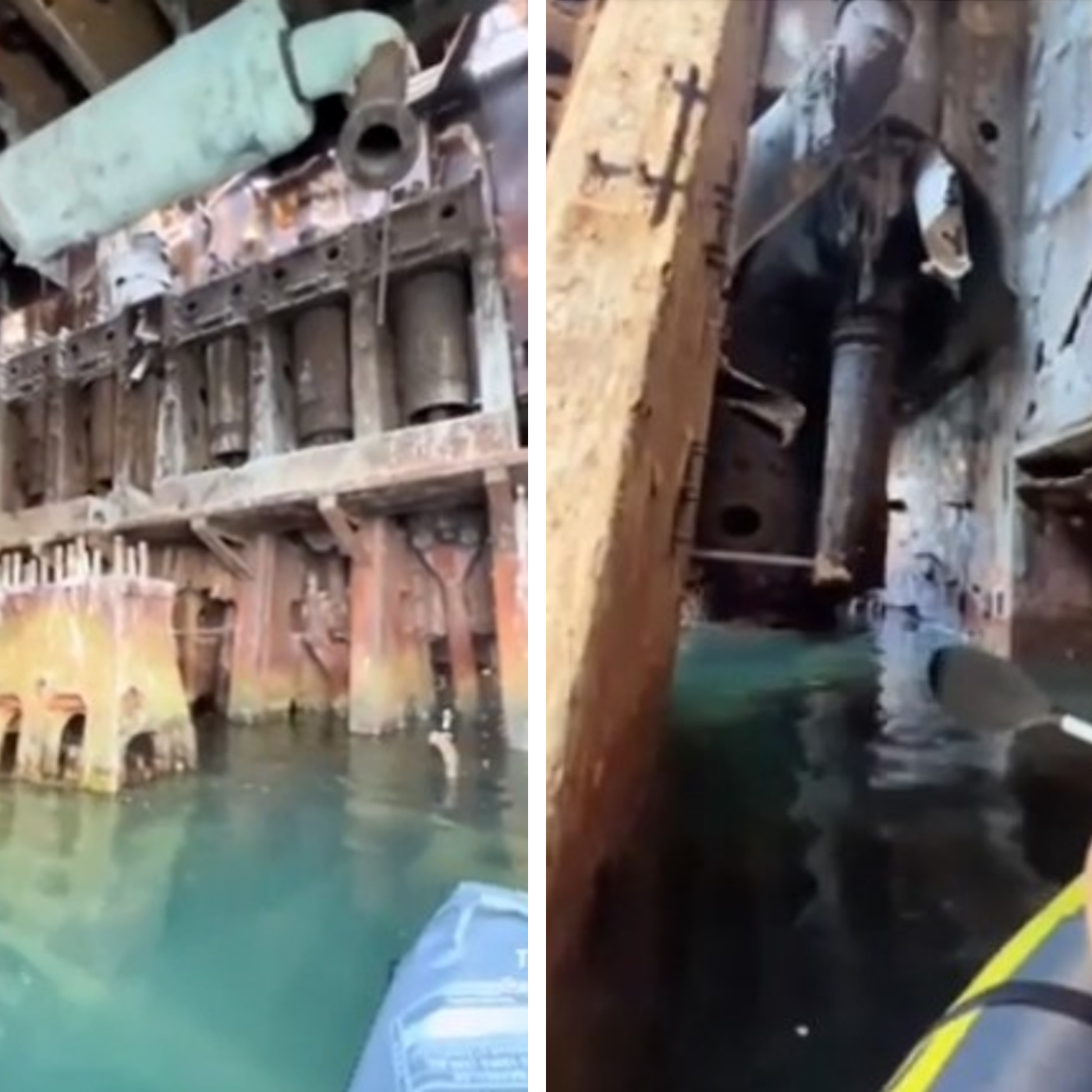 Epava Evanghelia. Sursă foto: captură Tik Tok