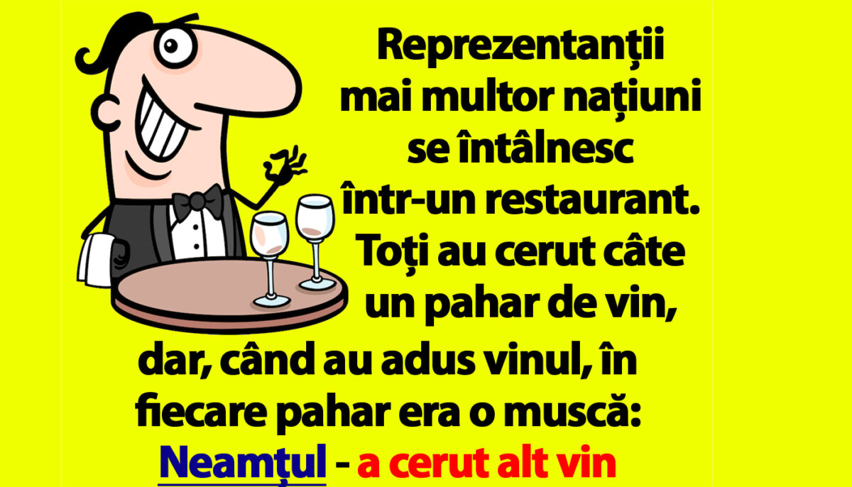 Imagine Stire BANCUL ZILEI | Cum se comporta lumea când găsește o muscă în pahar, la restaurant | 2review.ro