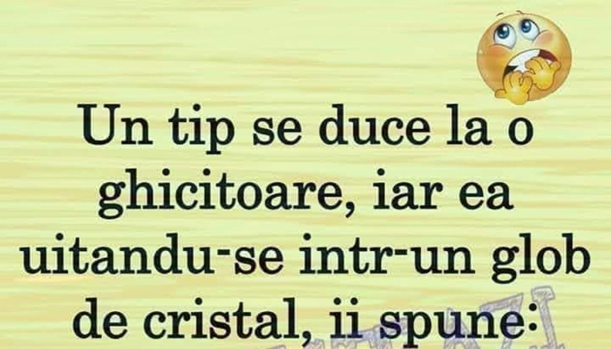Imagine Stire Bancul de weekend | Un tip se duce la ghicitoare: „Văd că ești însurat și ai 2 copii” | 2review.ro