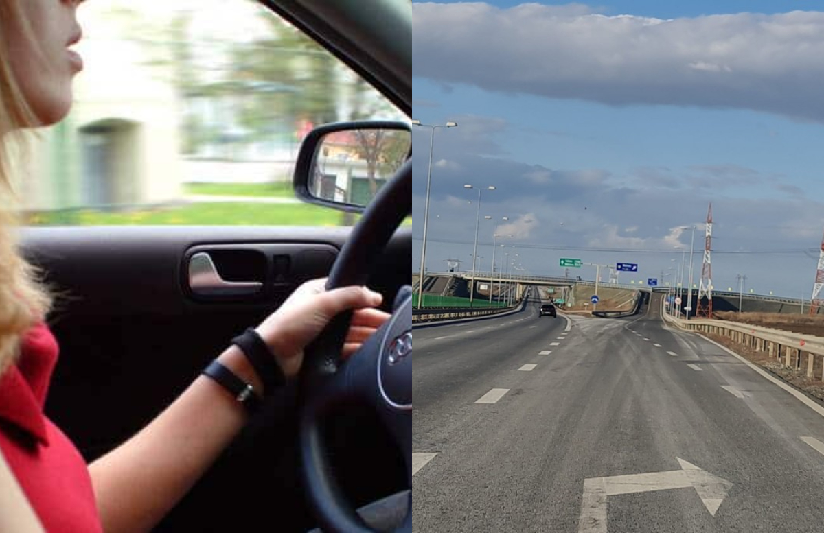 Spaima șoselelor! Șoferița care a mers pe contrasens pe autostrada A4