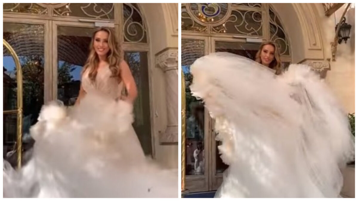 Imagine Stire Iulia Vântur a îmbrăcat rochia albă, iar fanii au reacționat imediat: „Salman Khan, ai grijă că la noi se fură mireasa” | 2review.ro