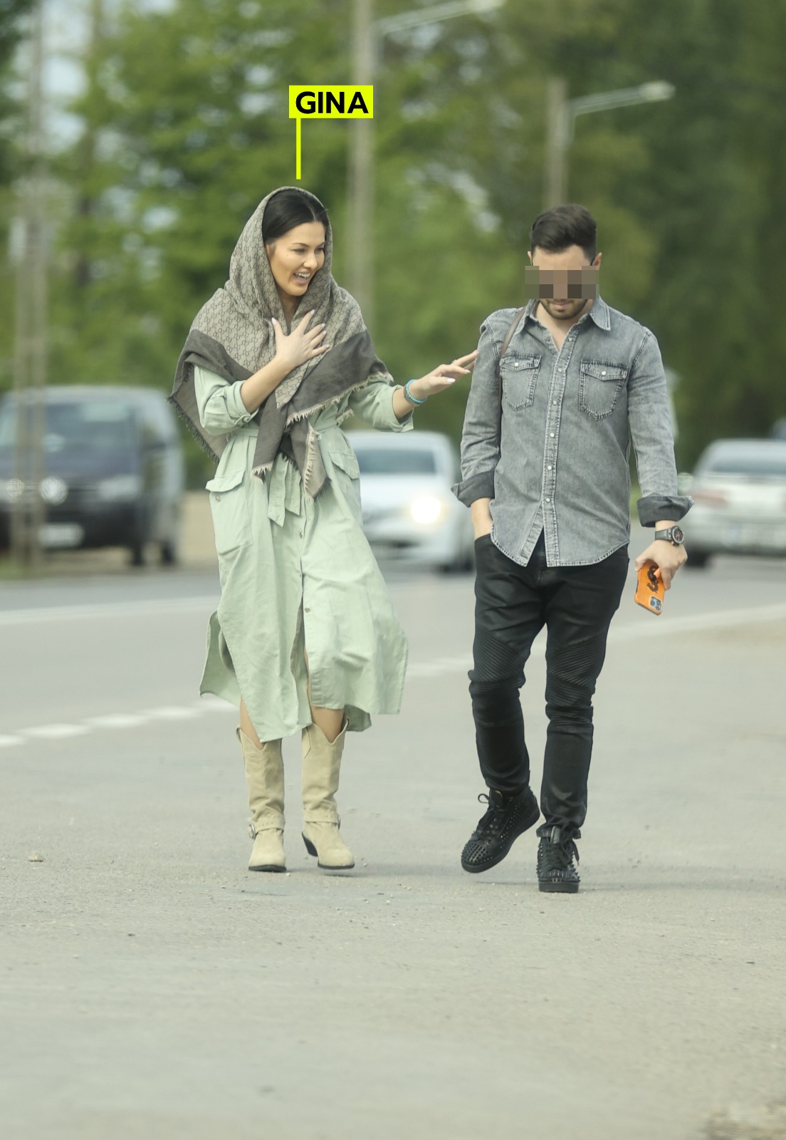 Gina și Goe, într-unul dintre pelerinajele lor (Foto: CANCAN.RO)