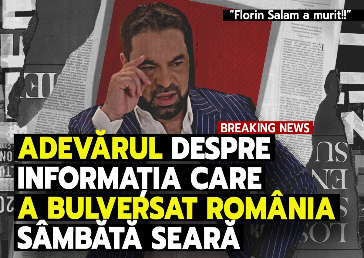 Imagine Stire BREAKING NEWS. “Florin Salam a murit!!” Adevărul despre informația care a bulversat România sâmbătă seara | 2review.ro