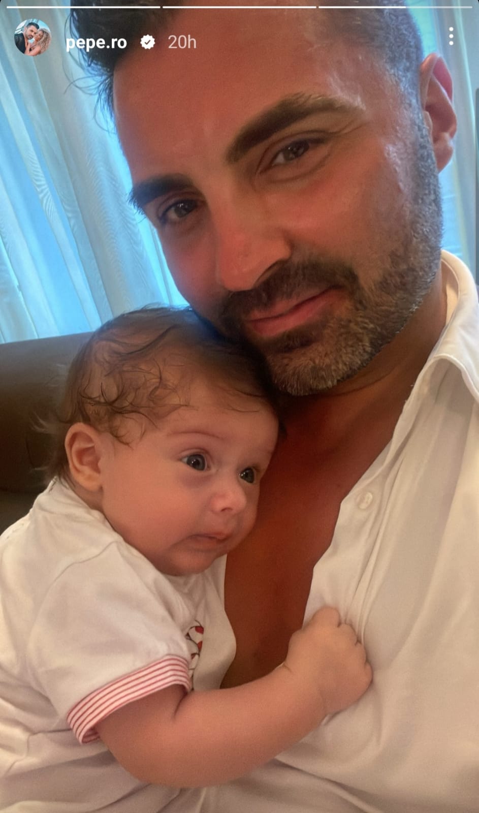 Pepe, imagine emoționantă cu băiețelul său. Cu cine seamănă micuțul