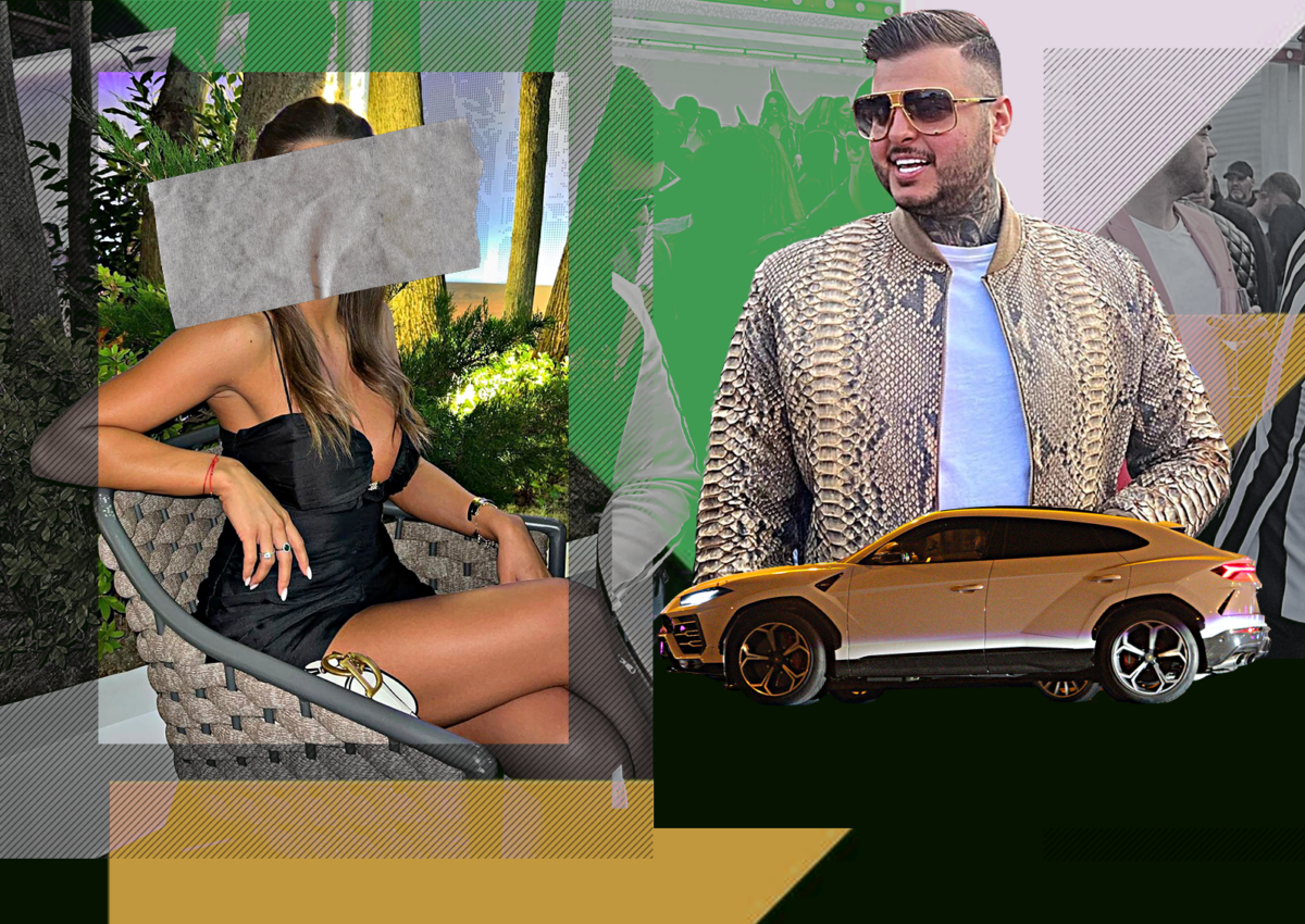 Mititelu jr. a ”combinat” o super vedetă Kanal D! Cine este bruneta care îi conduce Lamborghini-ul prin București