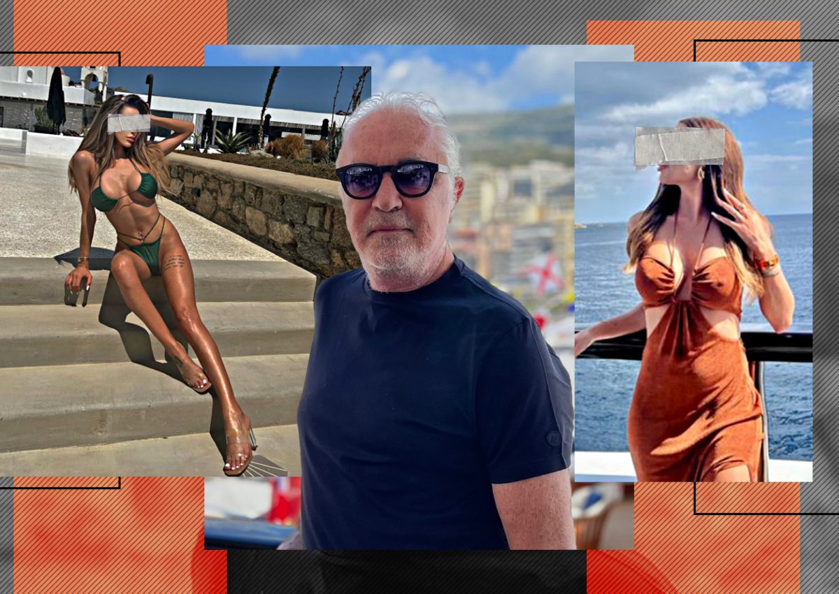 Imagine Stire Miliardarul Flavio Briatore, party faraonic pe yacht-ul de 20 de milioane $. Cine sunt cele două românce „calificate” care l-au „subordonat” pe fostul șef F1 | 2review.ro